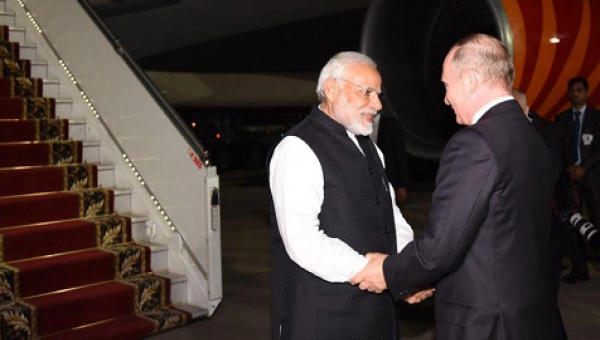 রাশিয়ার প্রেসিডেন্ট ভ্লাদিমির পুতিন দু&rsquo;দিনের সফরে ভারতে