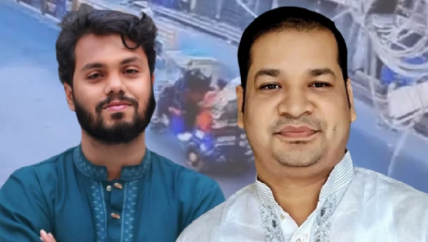 ইনকিলাব মঞ্চের আহ্বায়ক শহিদ শরিফ ওসমান হাদি ও পল্লবী থানা যুবলীগের সভাপতি ও উত্তর সিটির সাবেক কাউন্সিলর তাজুল ইসলাম চৌধুরী বাপ্পী